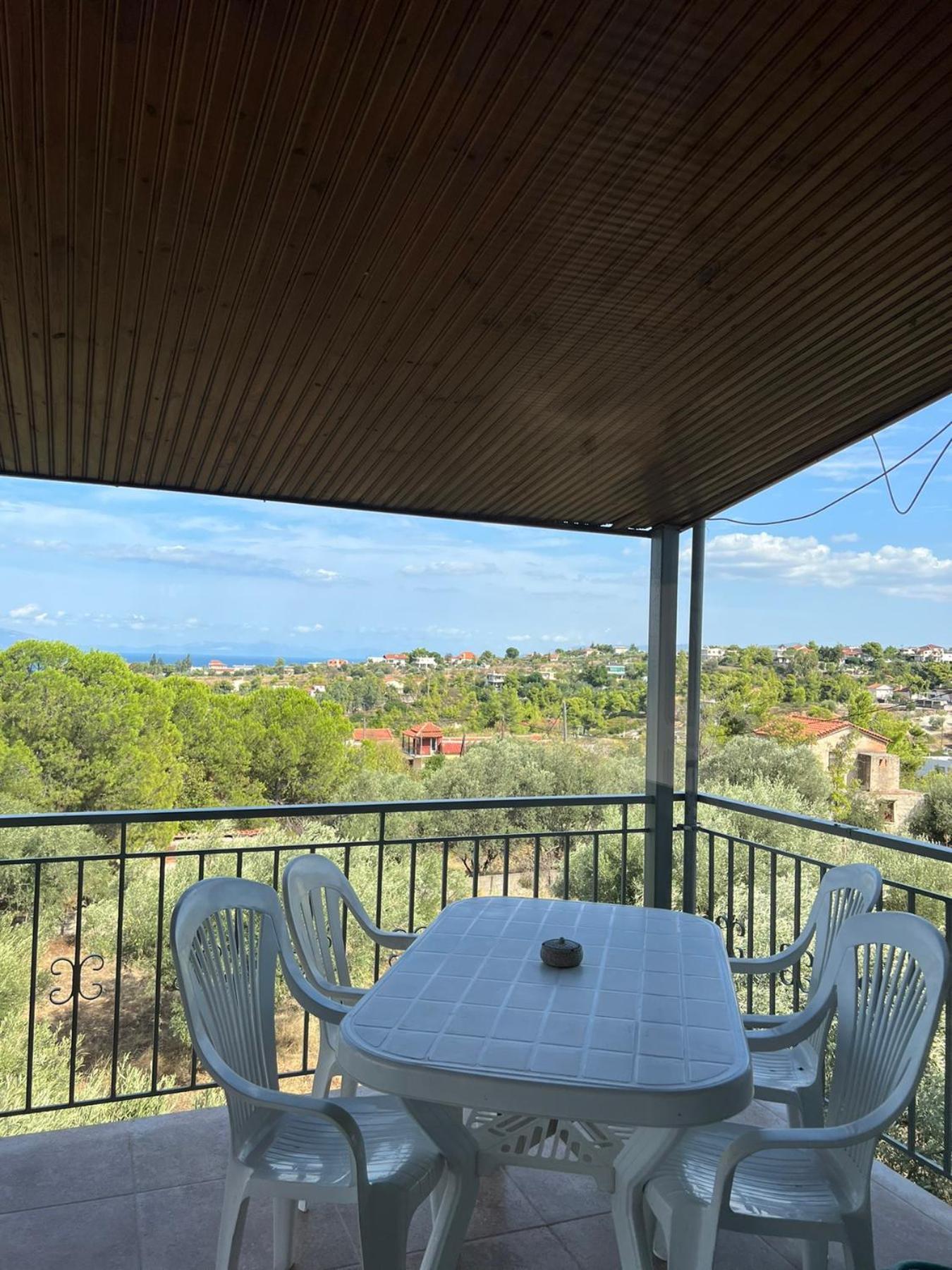 Xenia'S Seaview House Villa Paralia Avlidhos Buitenkant foto