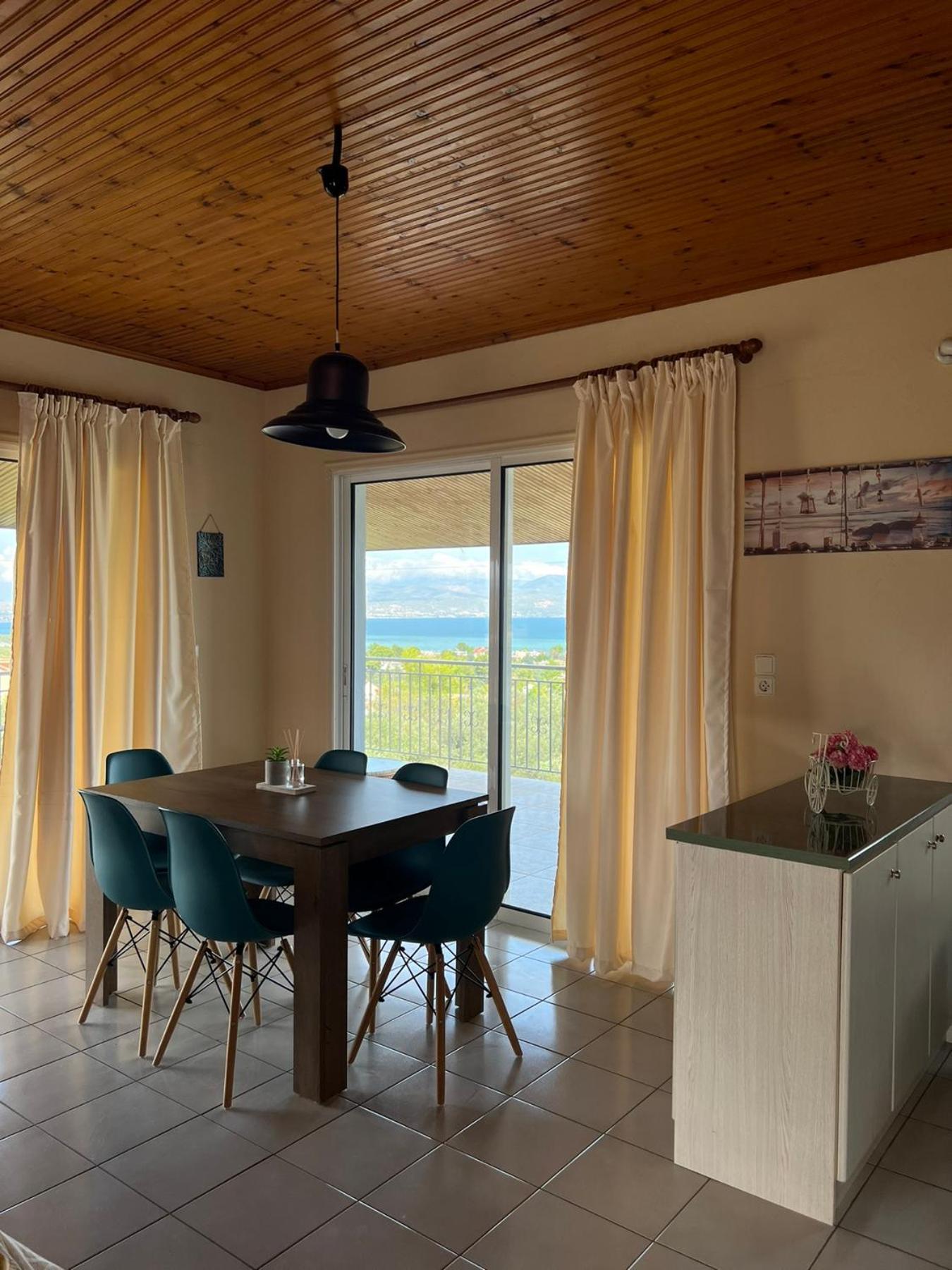 Xenia'S Seaview House Villa Paralia Avlidhos Buitenkant foto