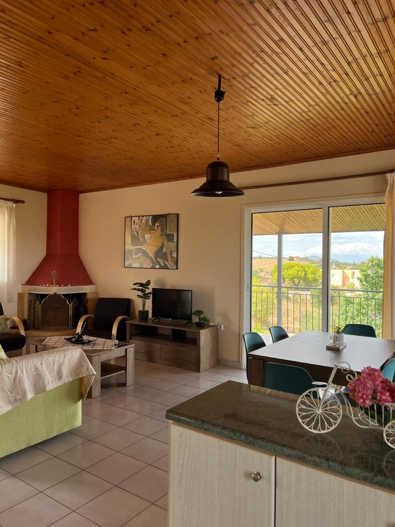 Xenia'S Seaview House Villa Paralia Avlidhos Buitenkant foto